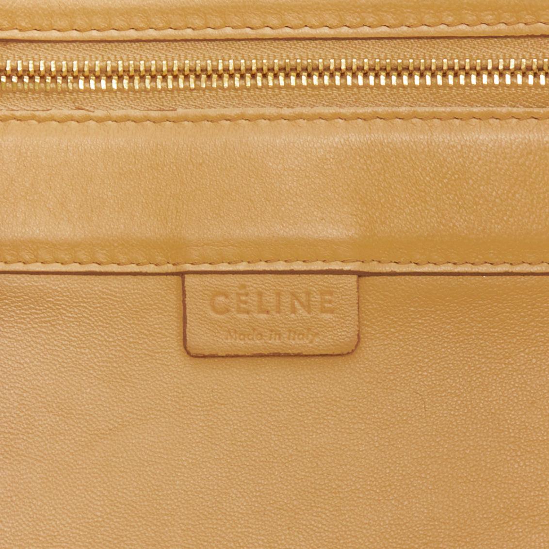 CELINE Cabas Vertical nude black leather bicolor soft tote bag For Sale 5