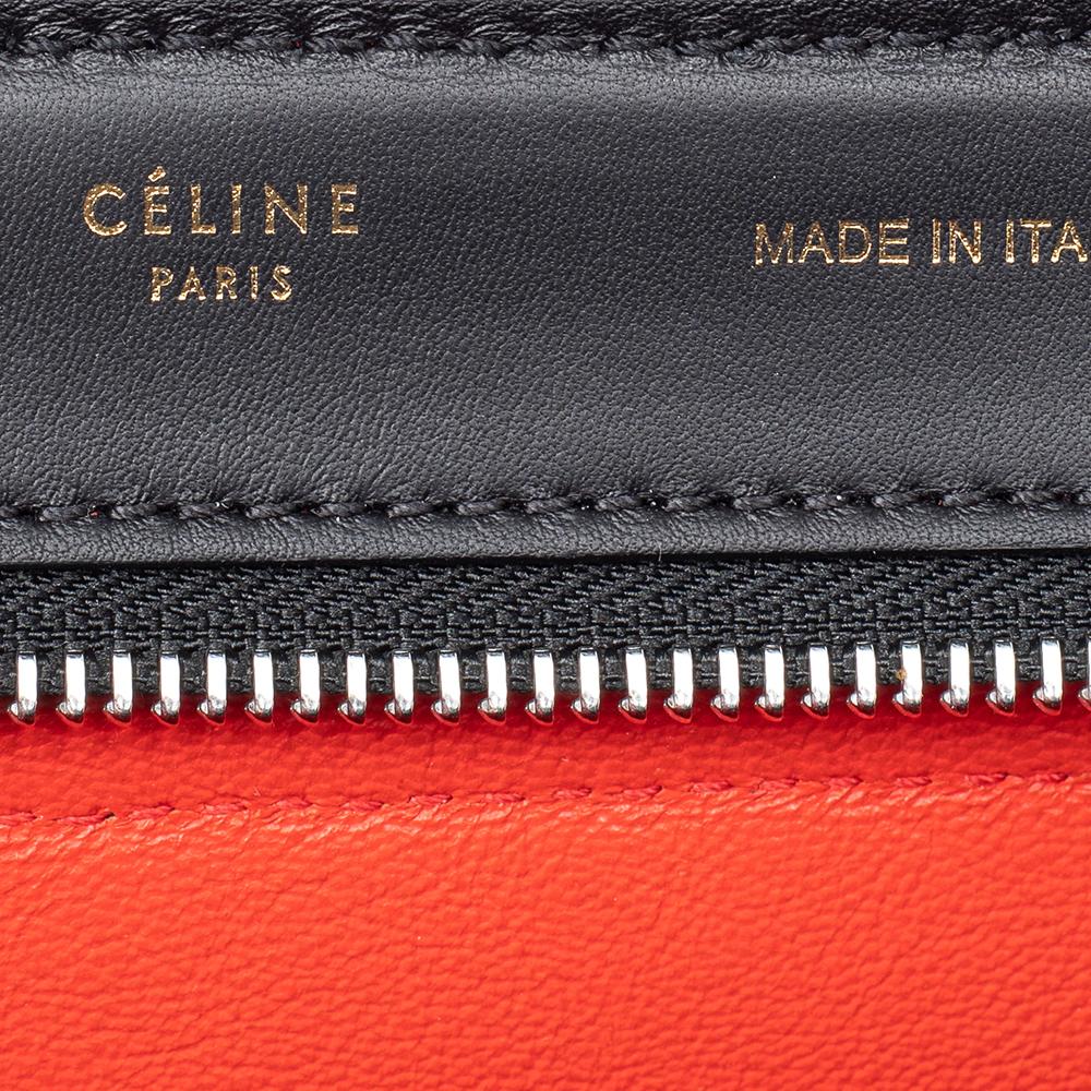 Celine Calf Hair and Leather Medium Trapeze Top Handle Bag In Excellent Condition In Dubai, Al Qouz 2