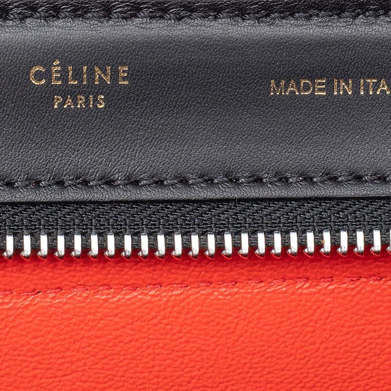 Celine Calf Hair and Leather Medium Trapeze Top Handle Bag at 1stDibs