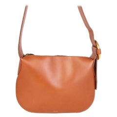 CELINE camel brown leather Shoulder Bag