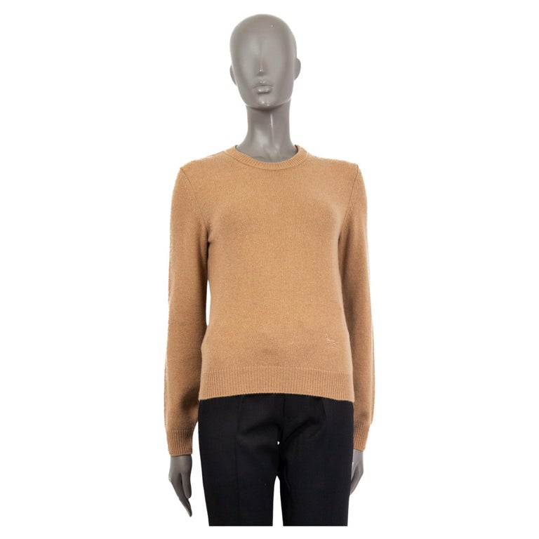 Perfect Crewneck in Looseknit Cashmere in Camel