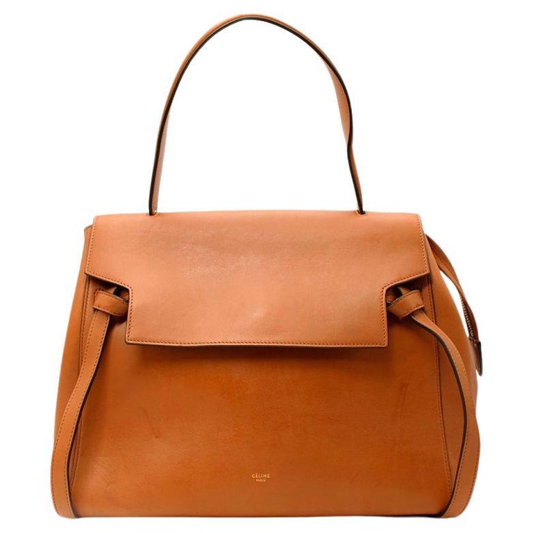 Celine Camel Leather Belt Bag For Sale at 1stDibs