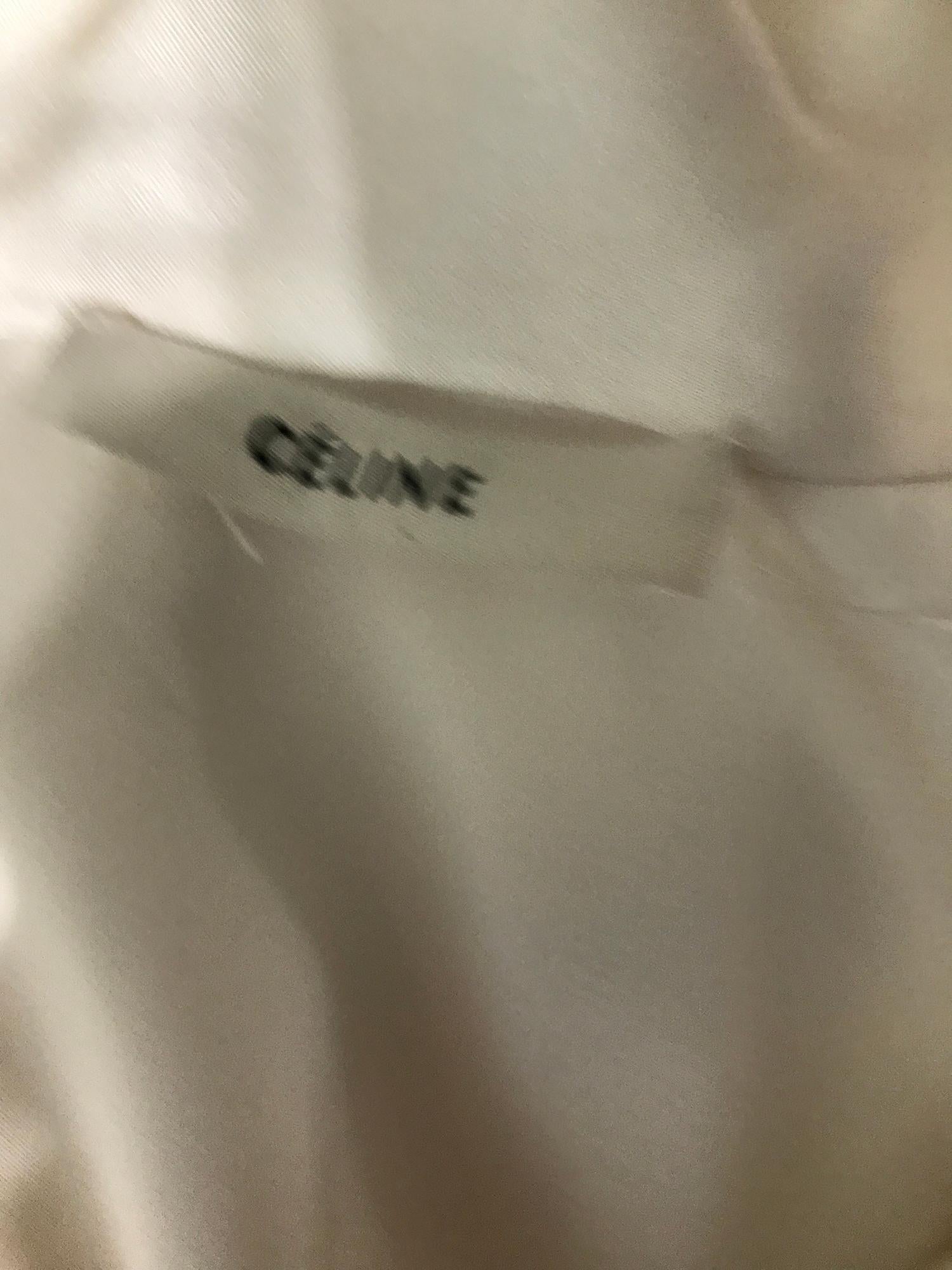 Celine Candle light Silk Satin Oversize Tunic Top Full Sleeves Neck Ties 5