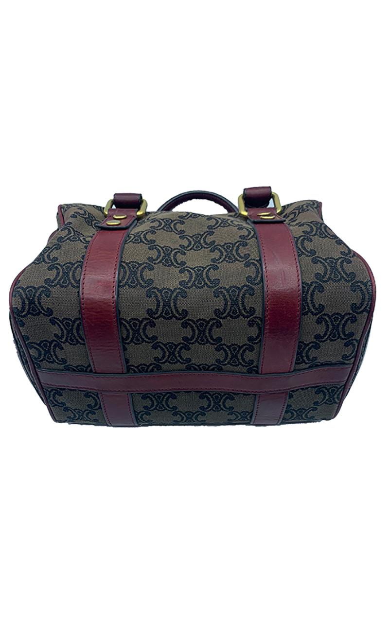 Celine Canvas Monogram Bag For Sale 1