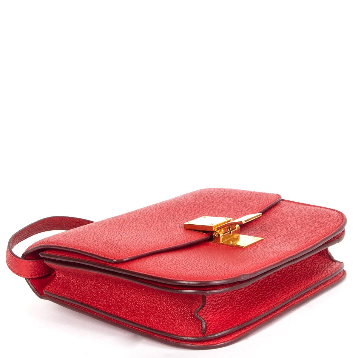 Celine goatskin box bag sale