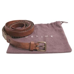 CELINE "cartouches" Belt