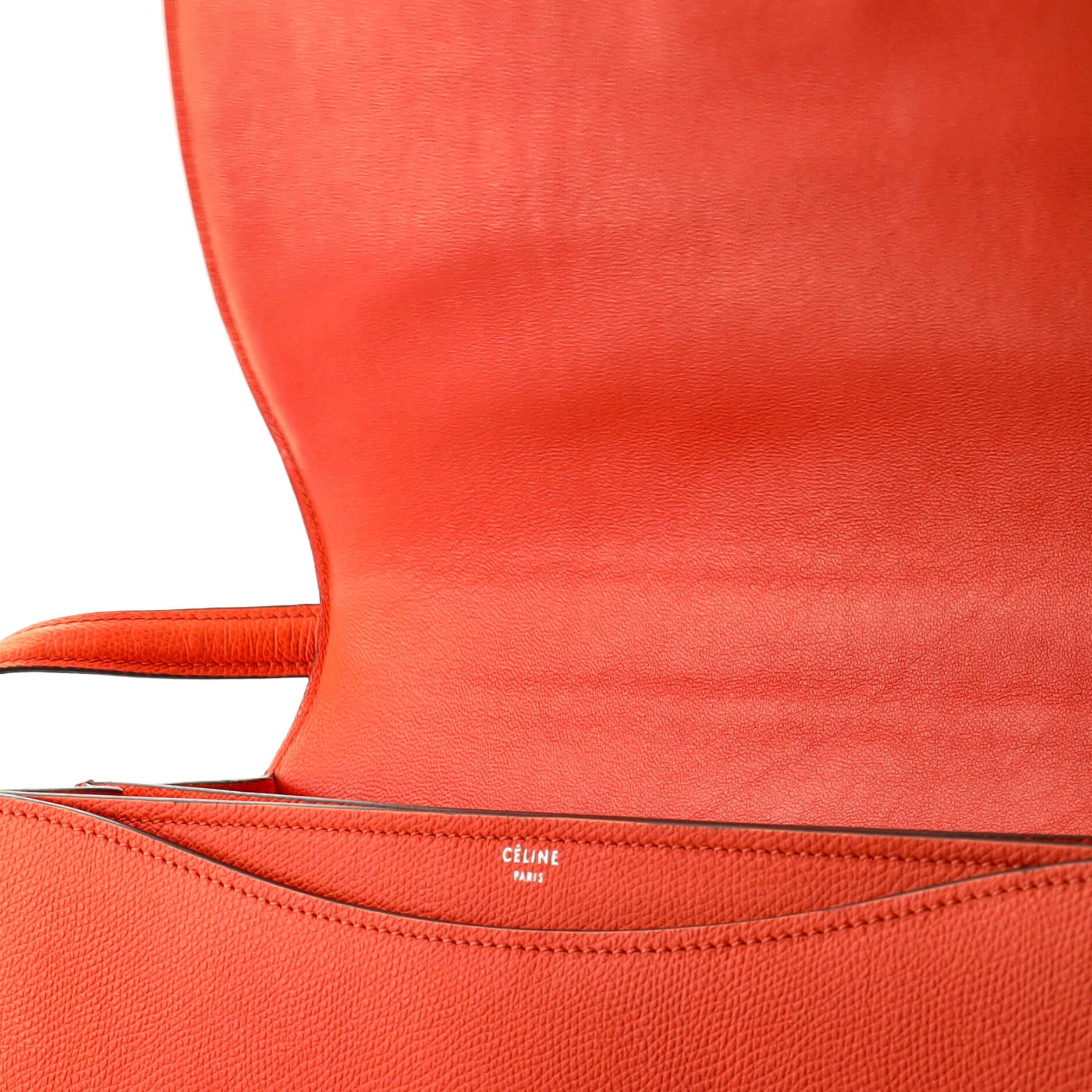 Celine Case Flap Bag Leather Medium 1