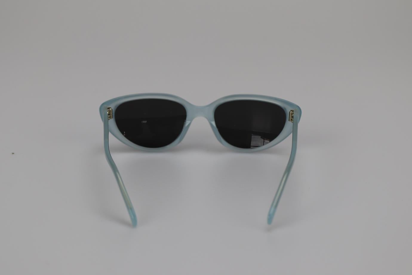 celine white cat eye sunglasses
