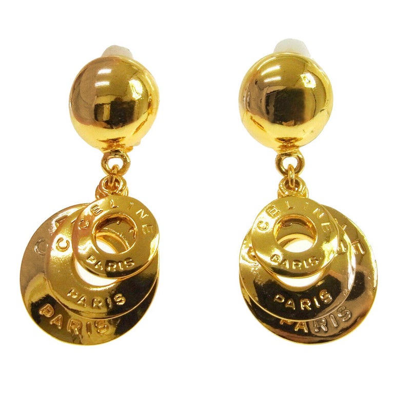 celine ball earrings