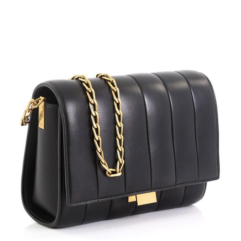 Celine Chain Shoulder Bag Vertical Quilted Lambskin Medium at 1stDibs