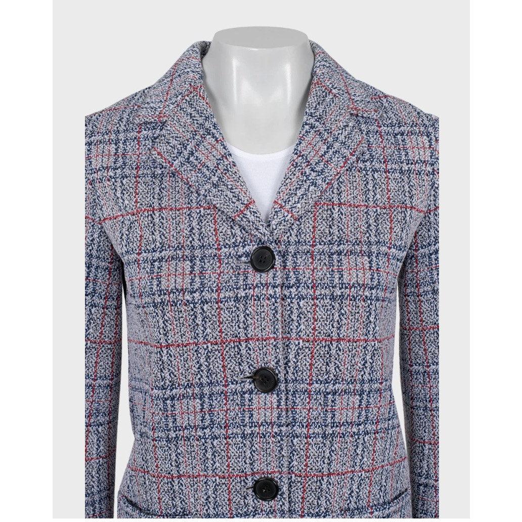 Blazer a quadri in misto cotone Celine taglia 36 In condizioni buone in vendita a Krakow, PL