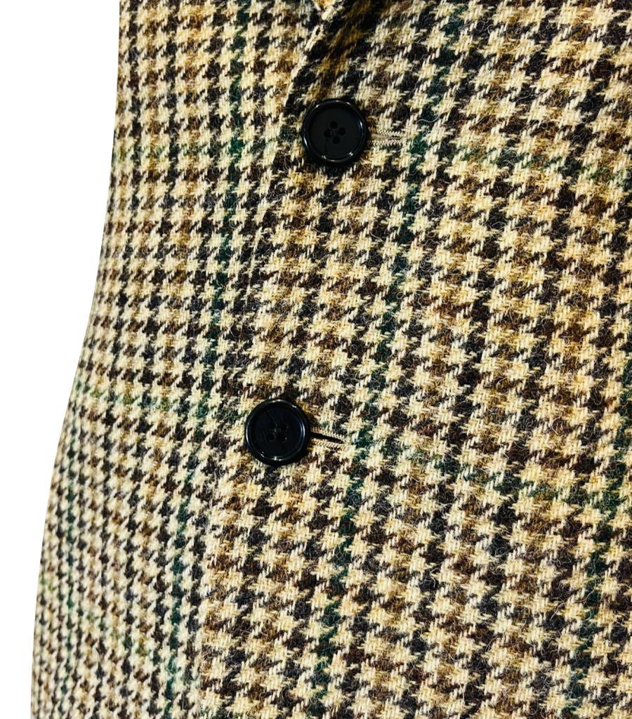 Women's Celine Checked Wool Jacket