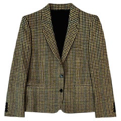 Celine Checked Wool Jacket