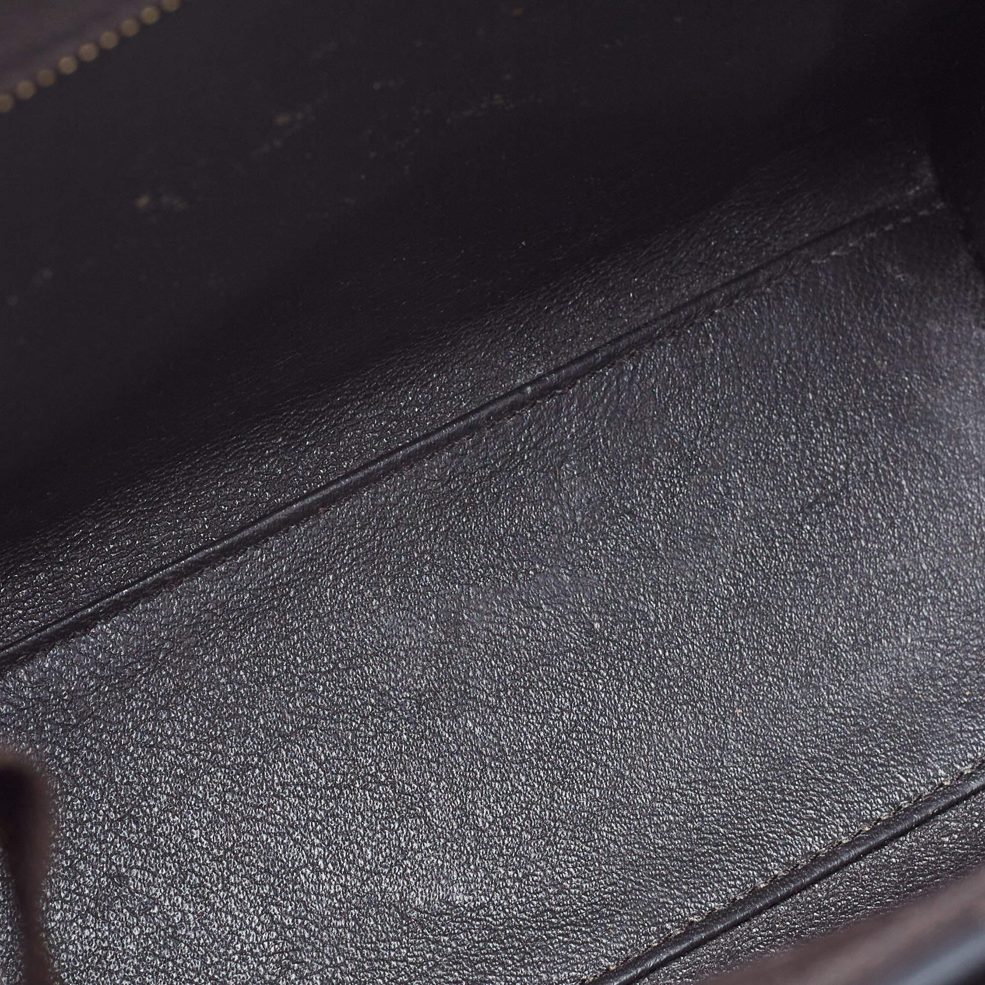 Céline Choco Brown Leather Nano Luggage Tote 3
