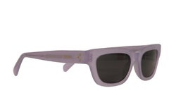 Celine CL401921 Sonnenbrille lila transluzent Acetat Quadrat Runde Schatten