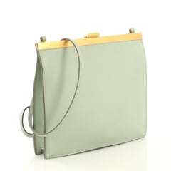 Celine Clasp Crossbody Bag Leather Mini