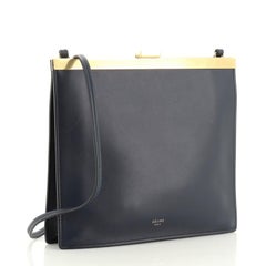 Celine Clasp Crossbody Bag Leather Mini