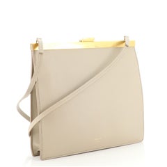 Celine Clasp Crossbody Bag Leather Mini