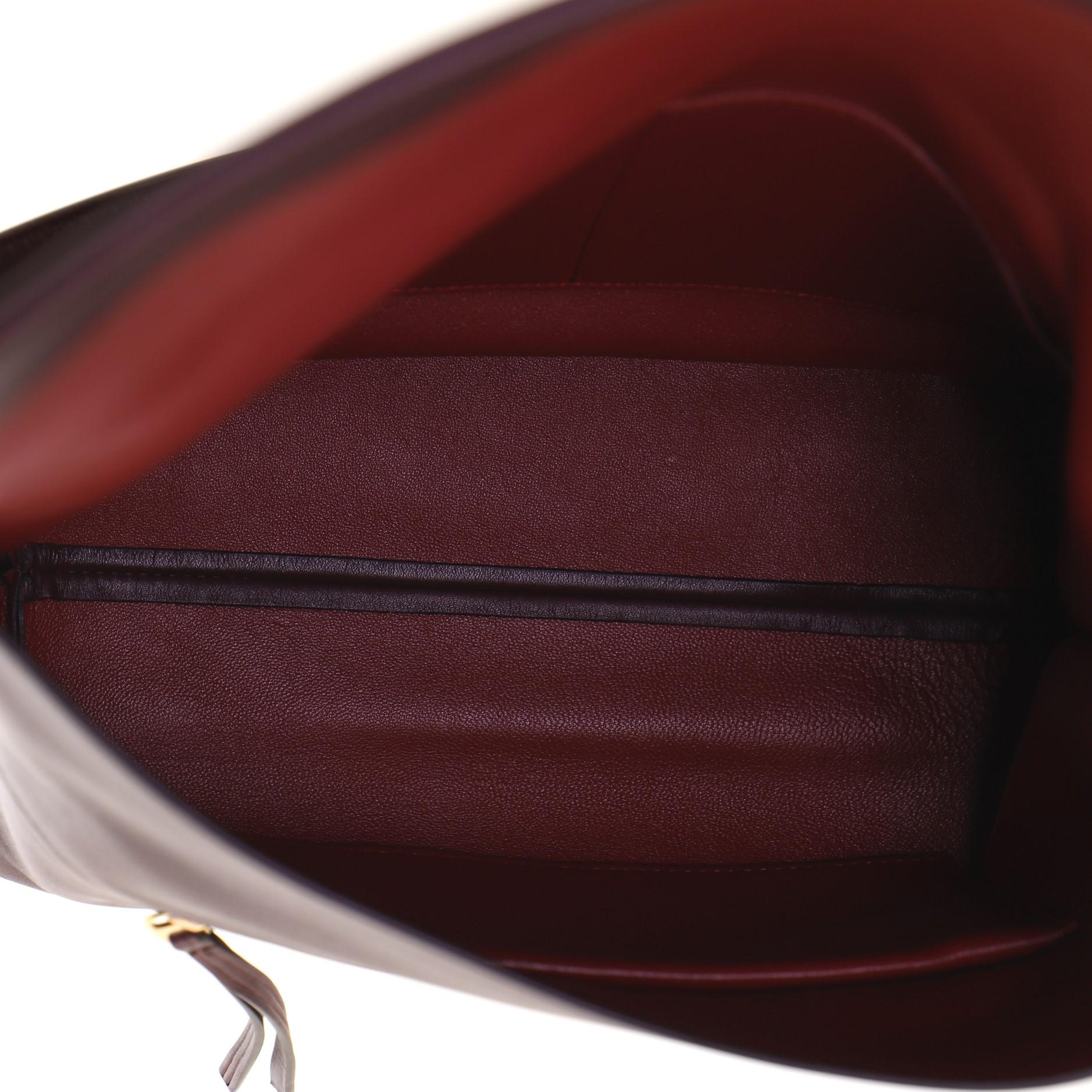 Women's or Men's Celine Clasp Flap Bag Leather