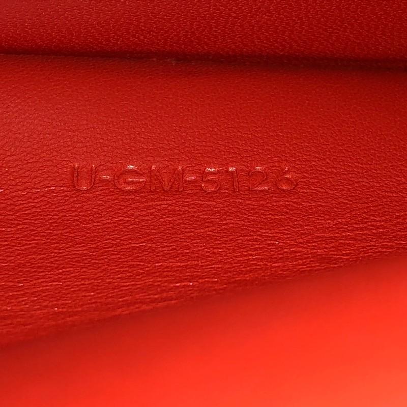 Celine Clasp Top Handle Bag Leather Medium 2
