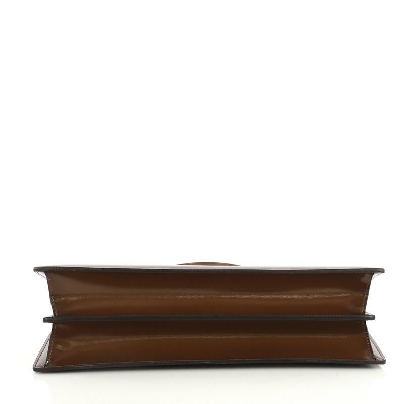 celine clasp leather handbag