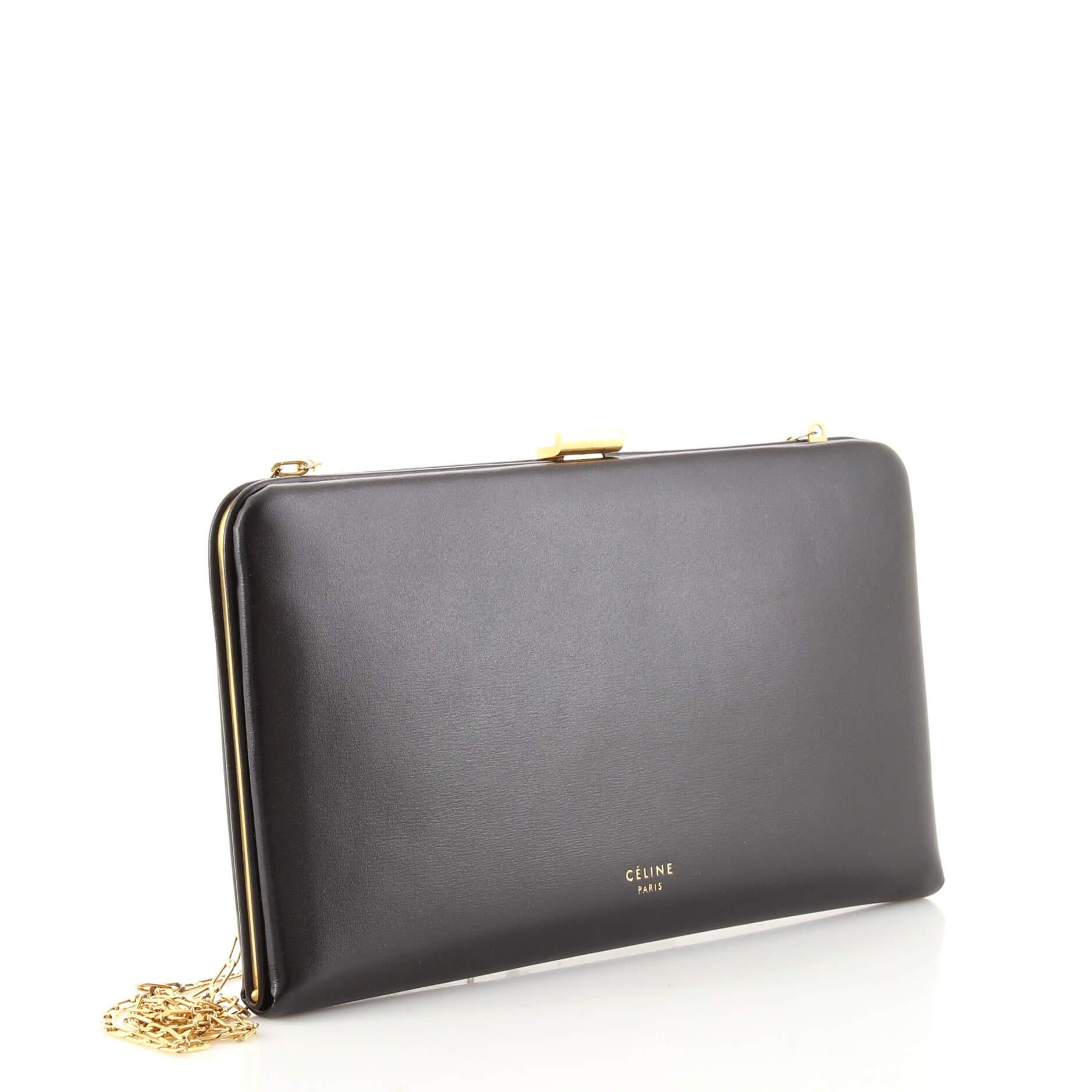 celine green wallet