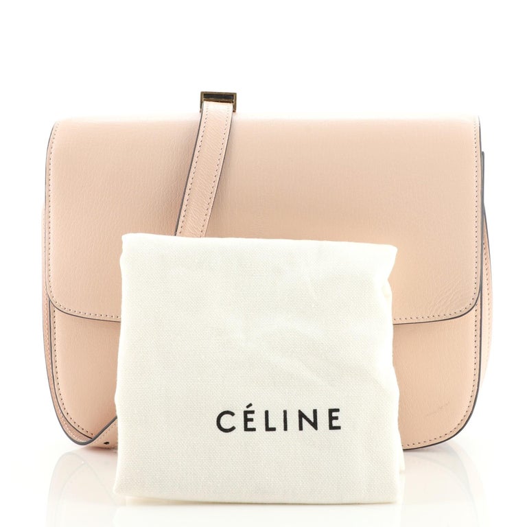 Celine Classic Box Bag Grainy Leather Medium at 1stDibs