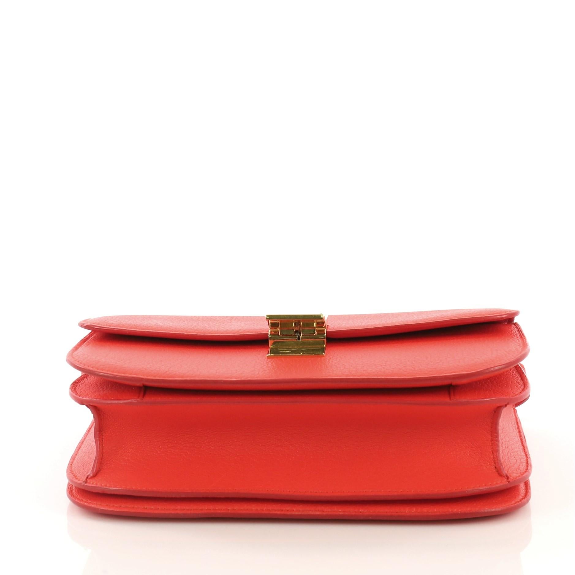 Women's Celine Classic Box Bag Grainy Leather Medium