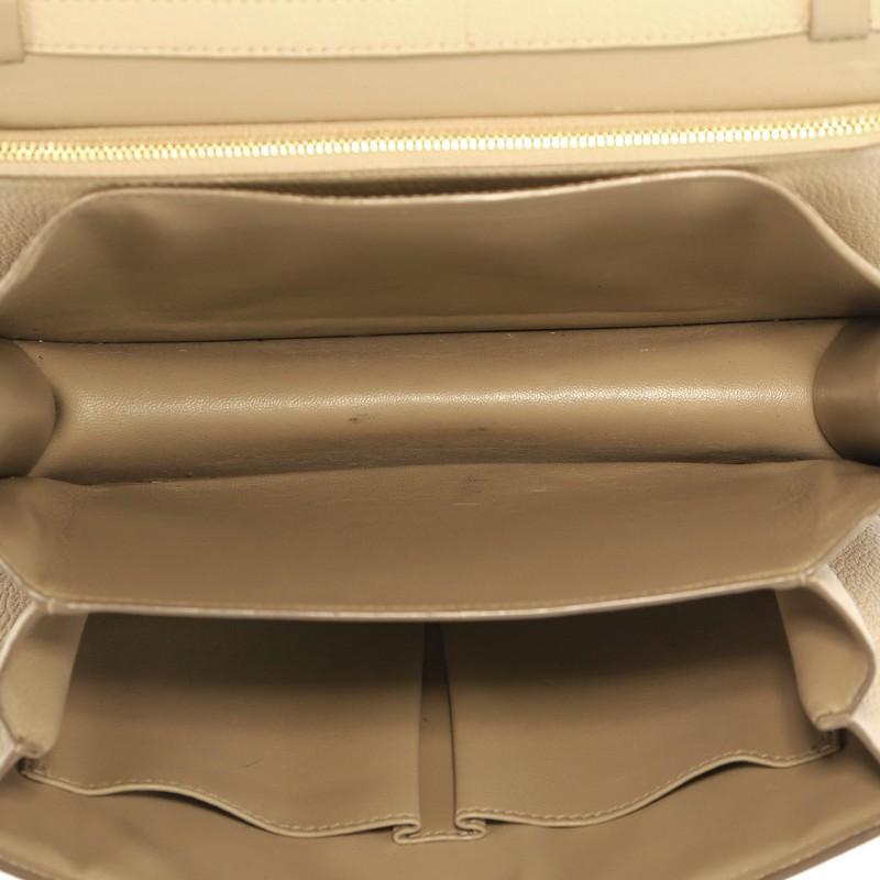 Beige Celine Classic Box Bag Grainy Leather Medium