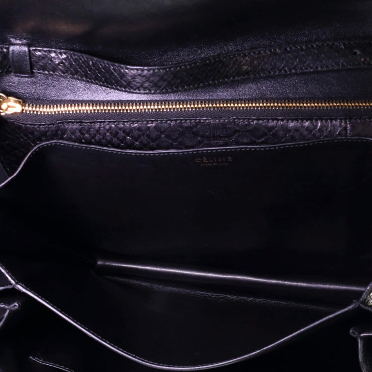 Celine Classic Box Bag Python Large at 1stDibs