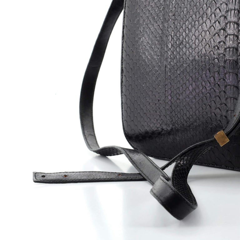 Celine Classic Box Bag Python Large at 1stDibs