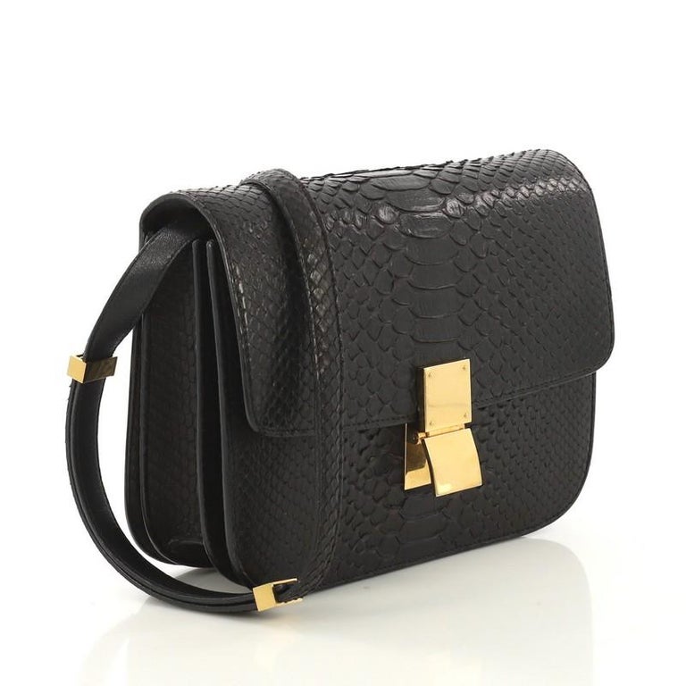 Celine Classic Box Bag Python Medium at 1stDibs celine classic medium, celine python box bag