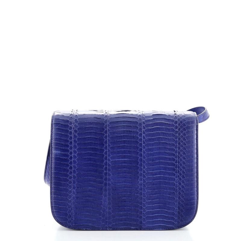 Celine Classic Box Bag Python Medium at 1stDibs