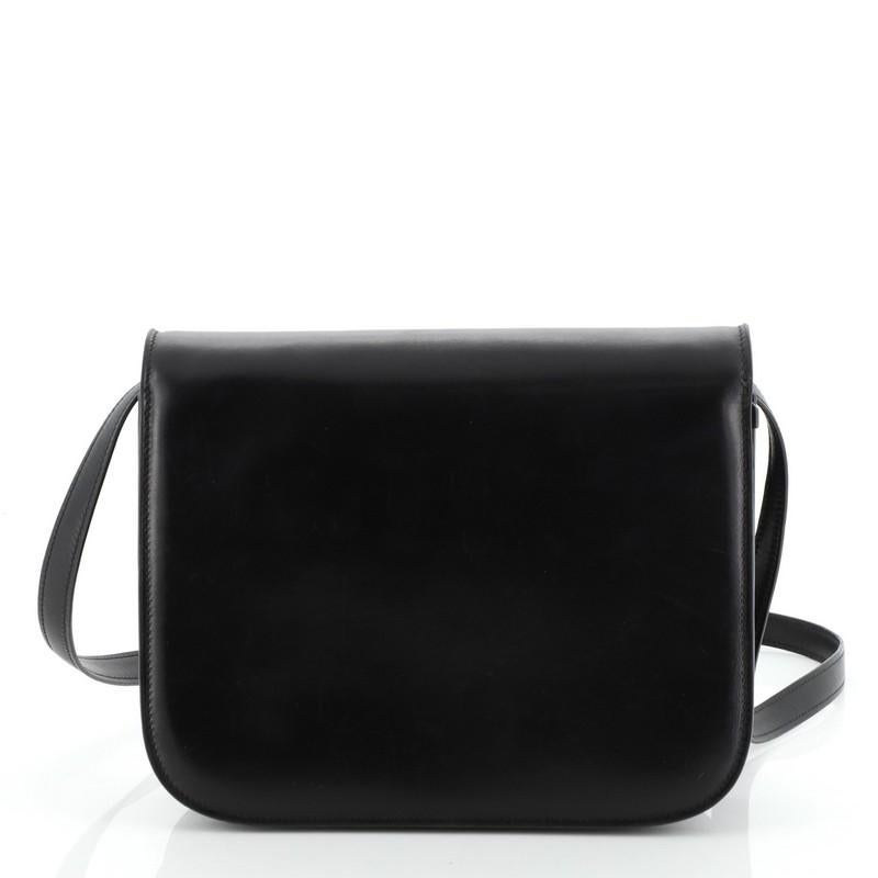 Celine Classic Box Bag Smooth Leather Medium In Fair Condition In NY, NY