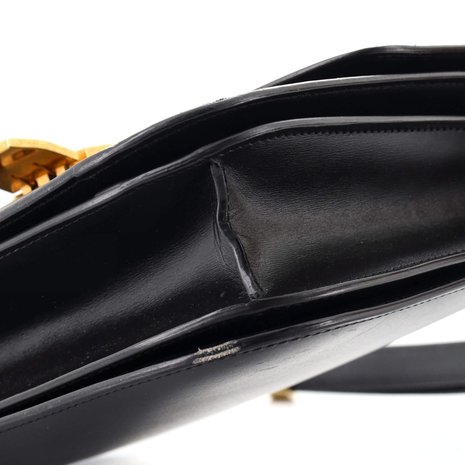Black Celine Classic Box Bag Smooth Leather Medium