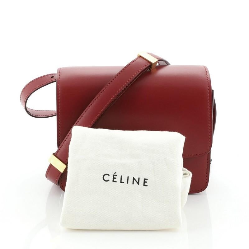 celine box bag leather type