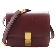 Celine Vintage Triomphe Shoulder Bag Leather Medium at 1stDibs | celine ...
