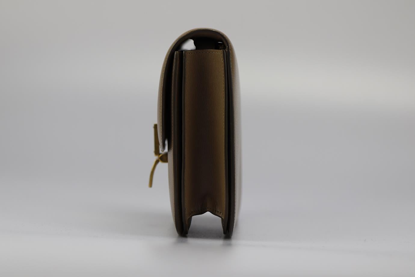 Celine Classic Box Medium Textured Leathger Shoulder Bag 1