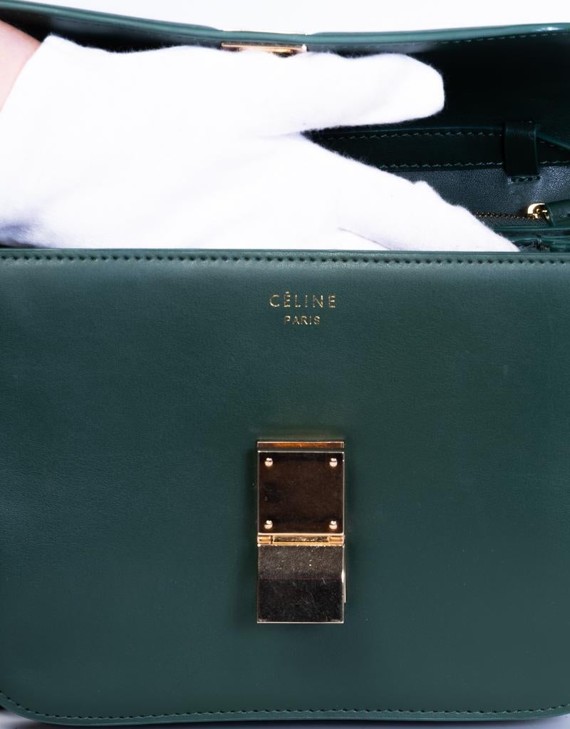 celine classic box green