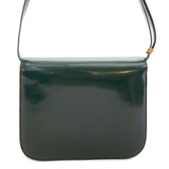 Celine Classic Green Patent Leather Bag