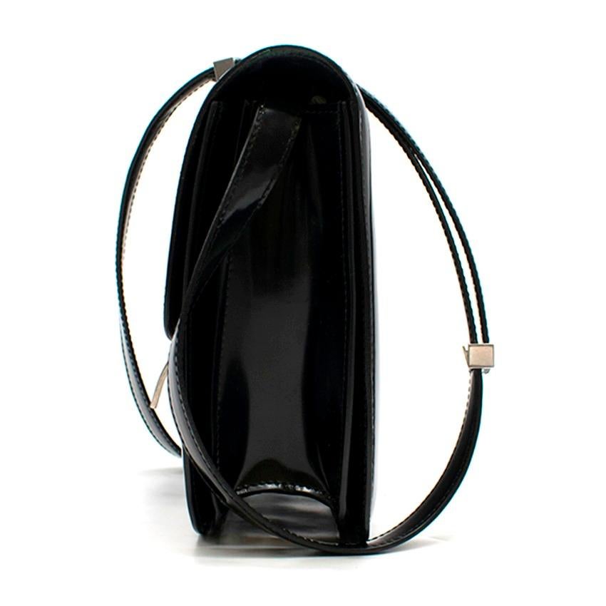 Black Celine Classic Medium leather cross-body bag