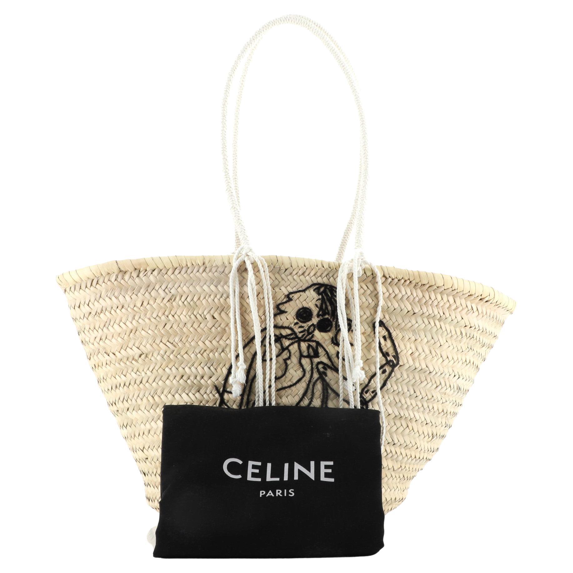 Celine 2022 Small Triomphe Bucket Bag - Neutrals Bucket Bags