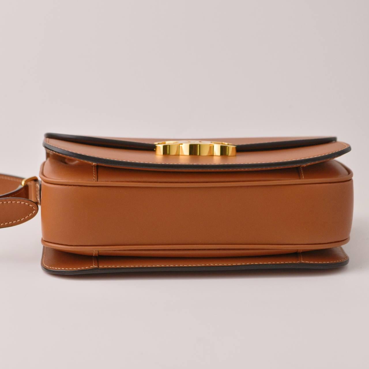 Celine Classique Triomphe Tan Leather Medium Handbag 3