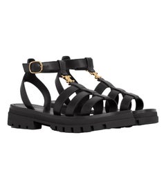 Celine Clea Triomphe Gladiator Leather Sandals