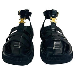 Sandali in pelle Celine Clea Triomphe Gladiator