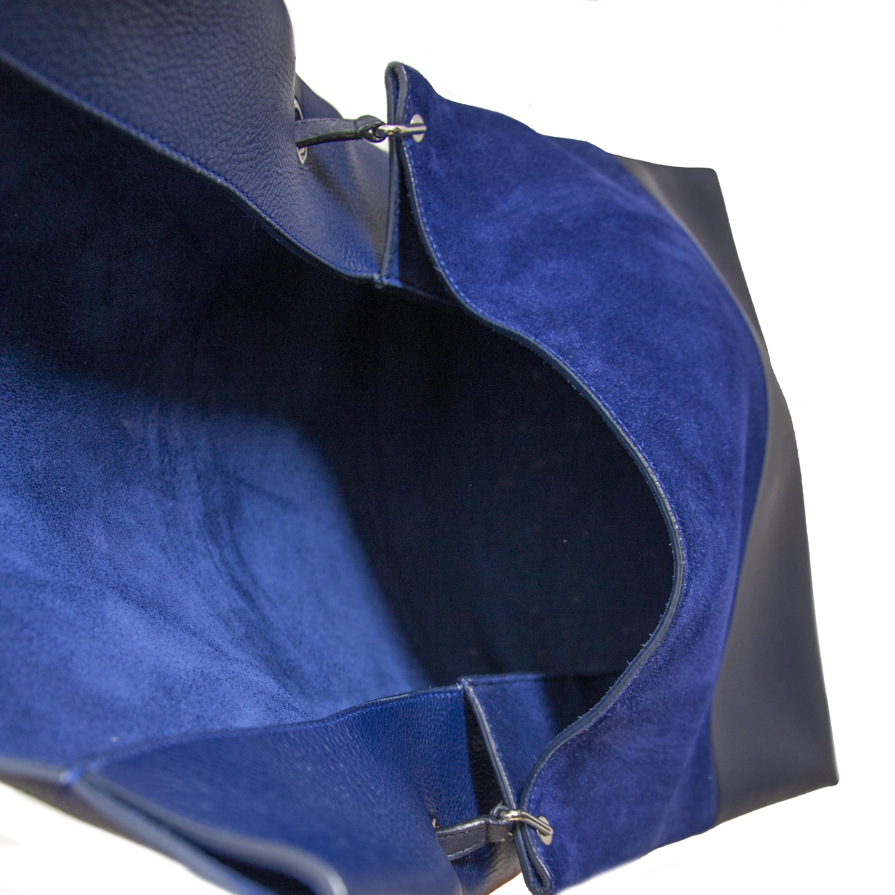 Women's or Men's Celine Colorblocked Leather Shoulder Bag