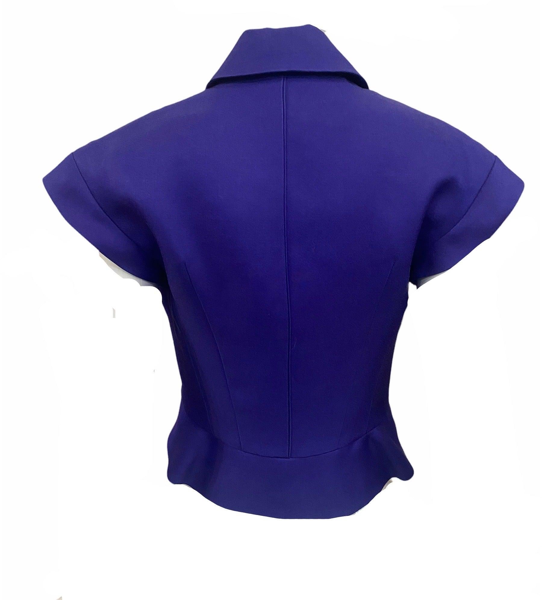 Ensemble jupe violet contemporain de Celine, neuf/ancien, années 1980 Neuf - En vente à Los Angeles, CA