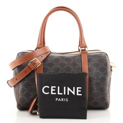 Sac à dos convertible Céline Triomphe en toile enduite grand format