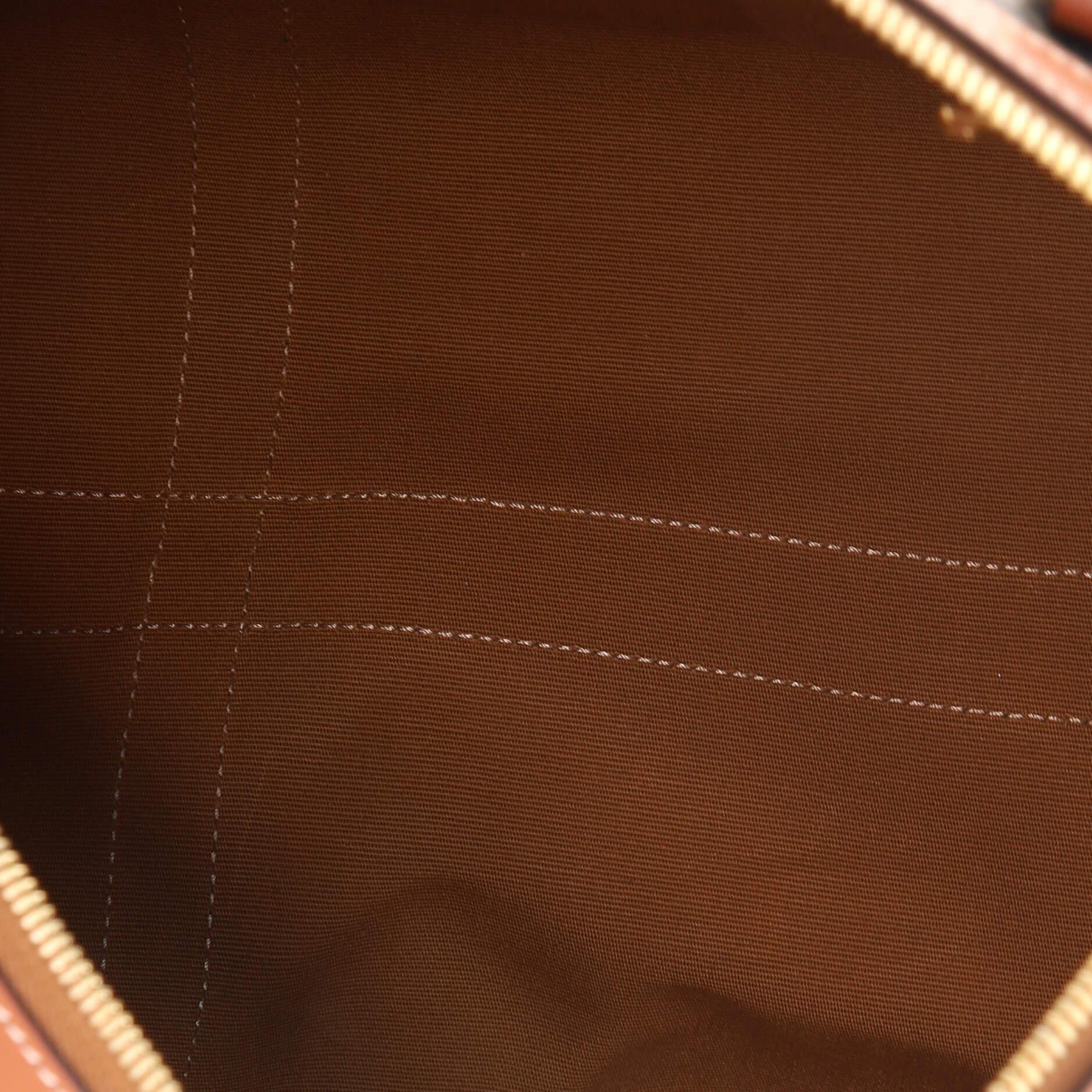 Celine Convertible Duffle Bag Triomphe Coated Canvas Large In Good Condition In NY, NY