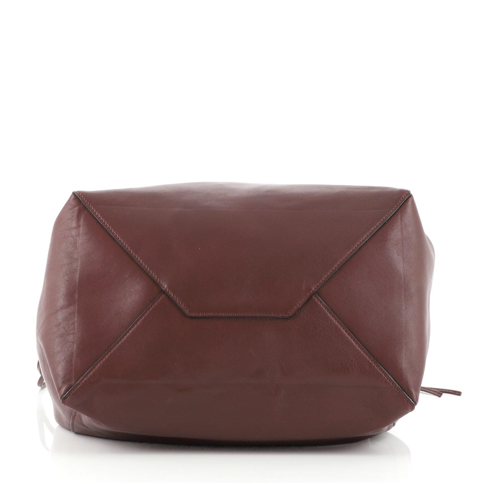 Black Celine Coulisse Shoulder Bag Leather Small